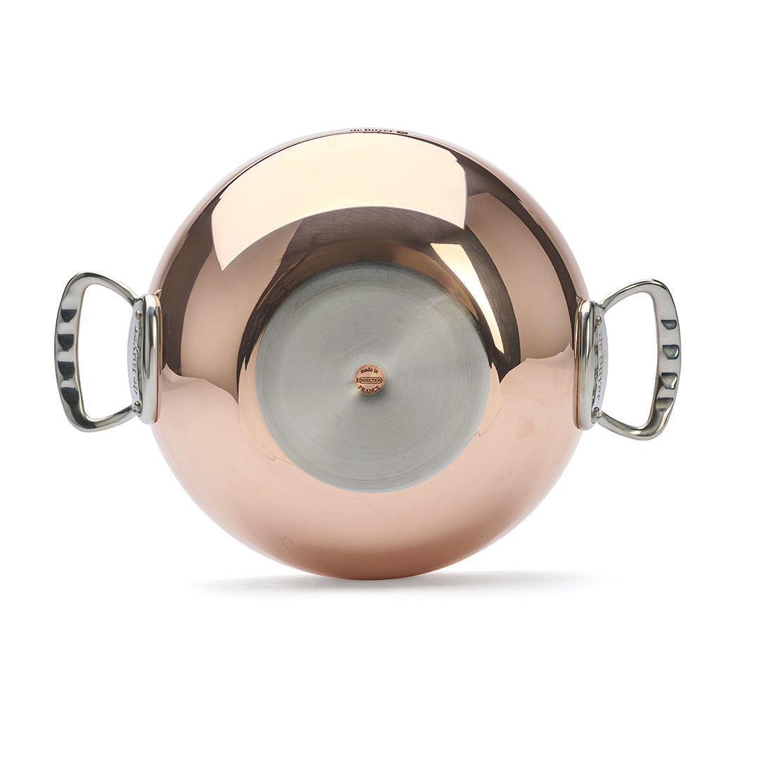 Prima Matera 32cm Rounded Wok by De Buyer