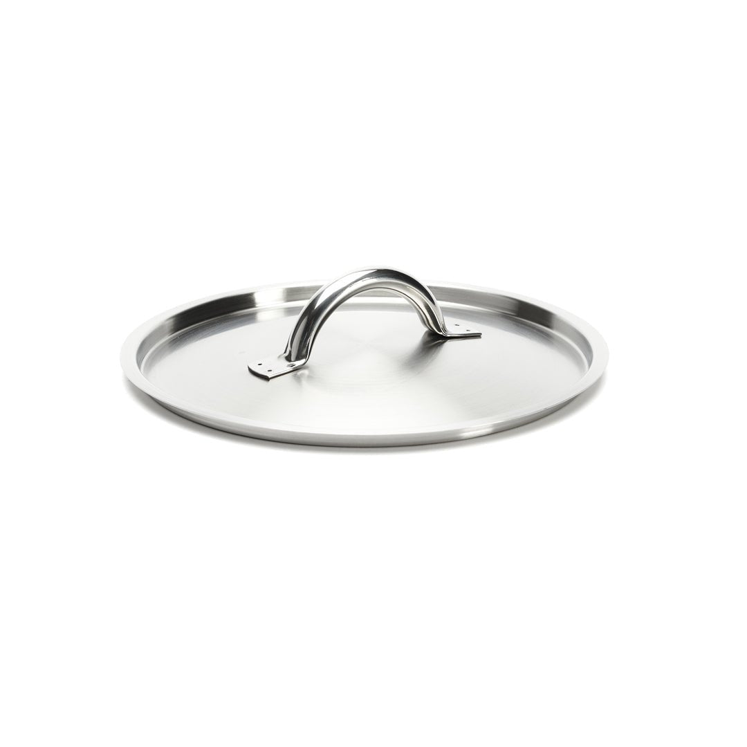 De Buyer Brushed 20cm Stainless Steel Lid - De Buyer UK