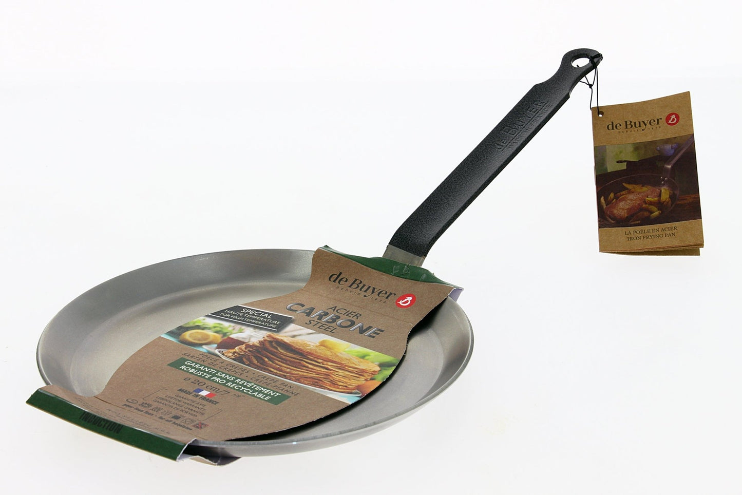 De Buyer Carbone Plus 20cm Pancake Pan - De Buyer UK
