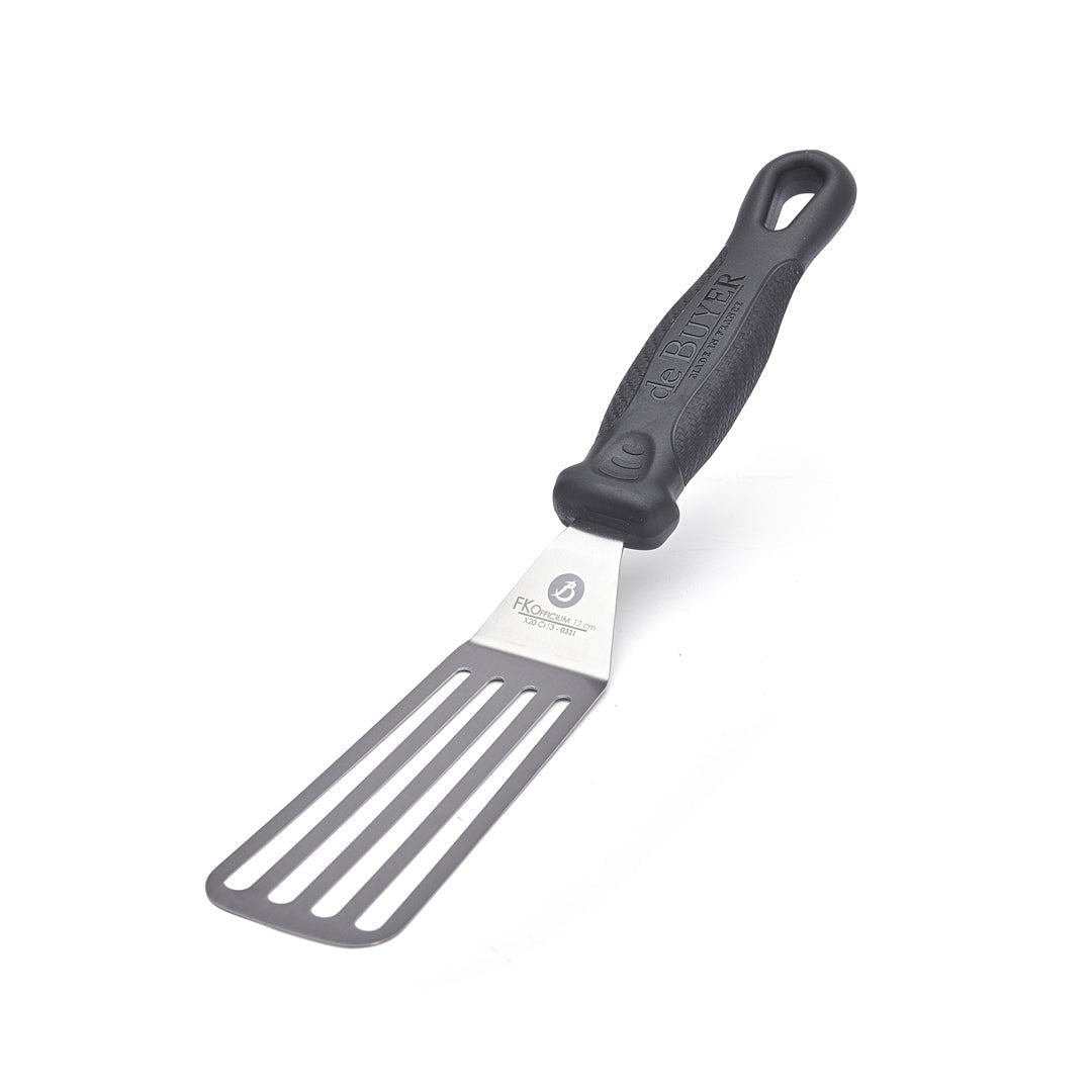 De Buyer FK Officium 26.5cm Slotted Cranked Service Spatula - De Buyer UK