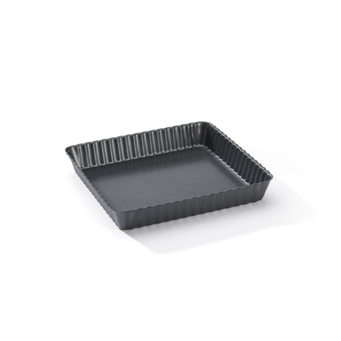 De Buyer Fluted 18cm Square Tart Mould W/Loose Base - De Buyer UK