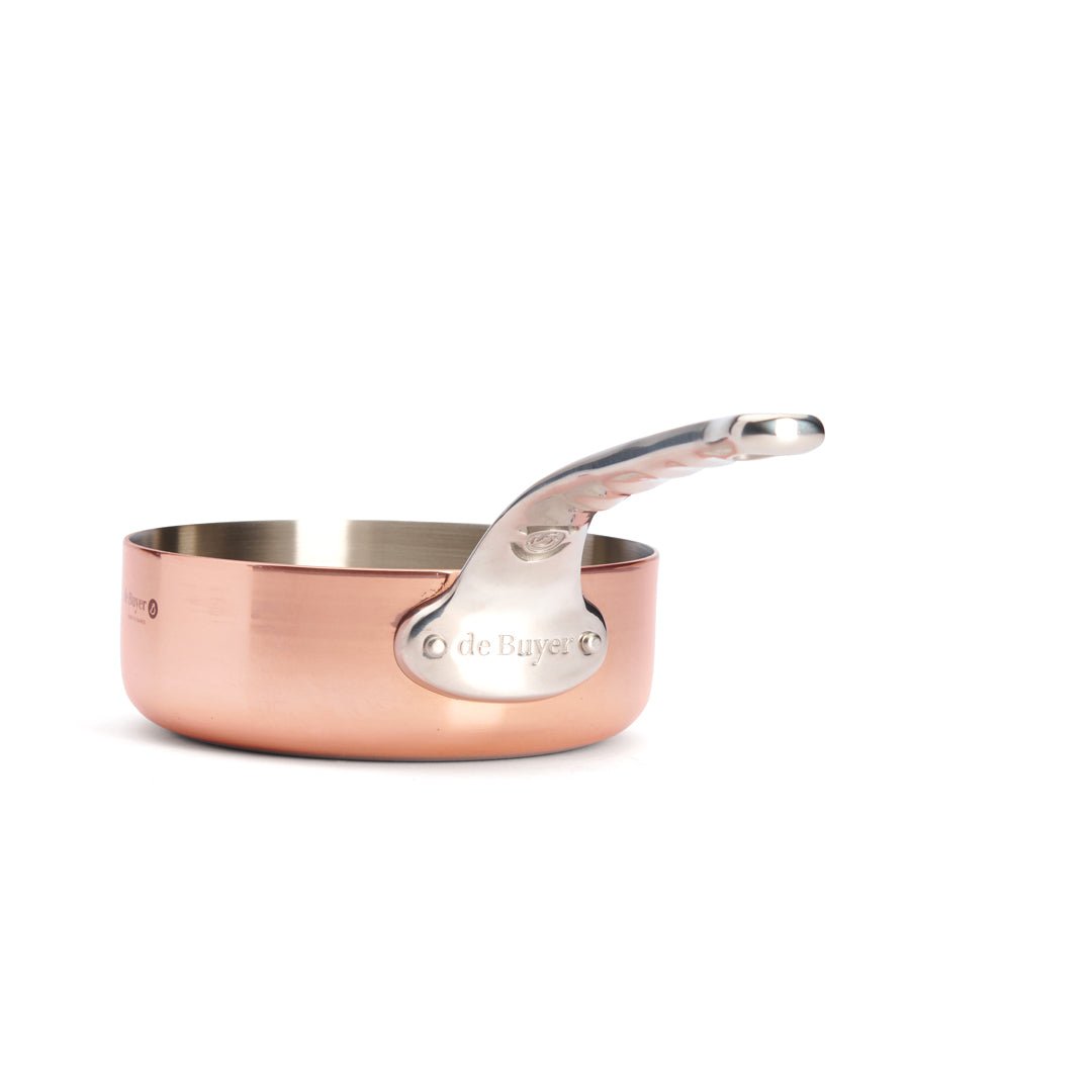 De Buyer Prima Matera 16cm Saute Pan | Steel Handle - De Buyer UK