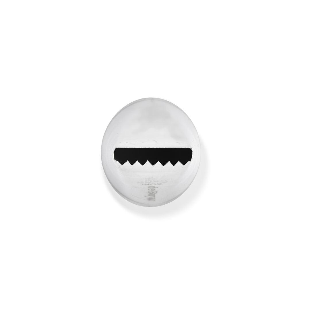 De Buyer Stainless 6 Point Star Ribbon Nozzle (20mm x 3mm Hole) - De Buyer UK