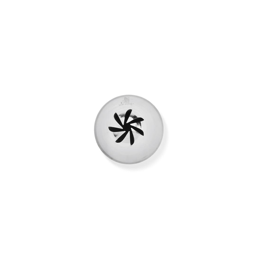 De Buyer Stainless Steel 9mm Rose Nozzle - 8 Points - De Buyer UK