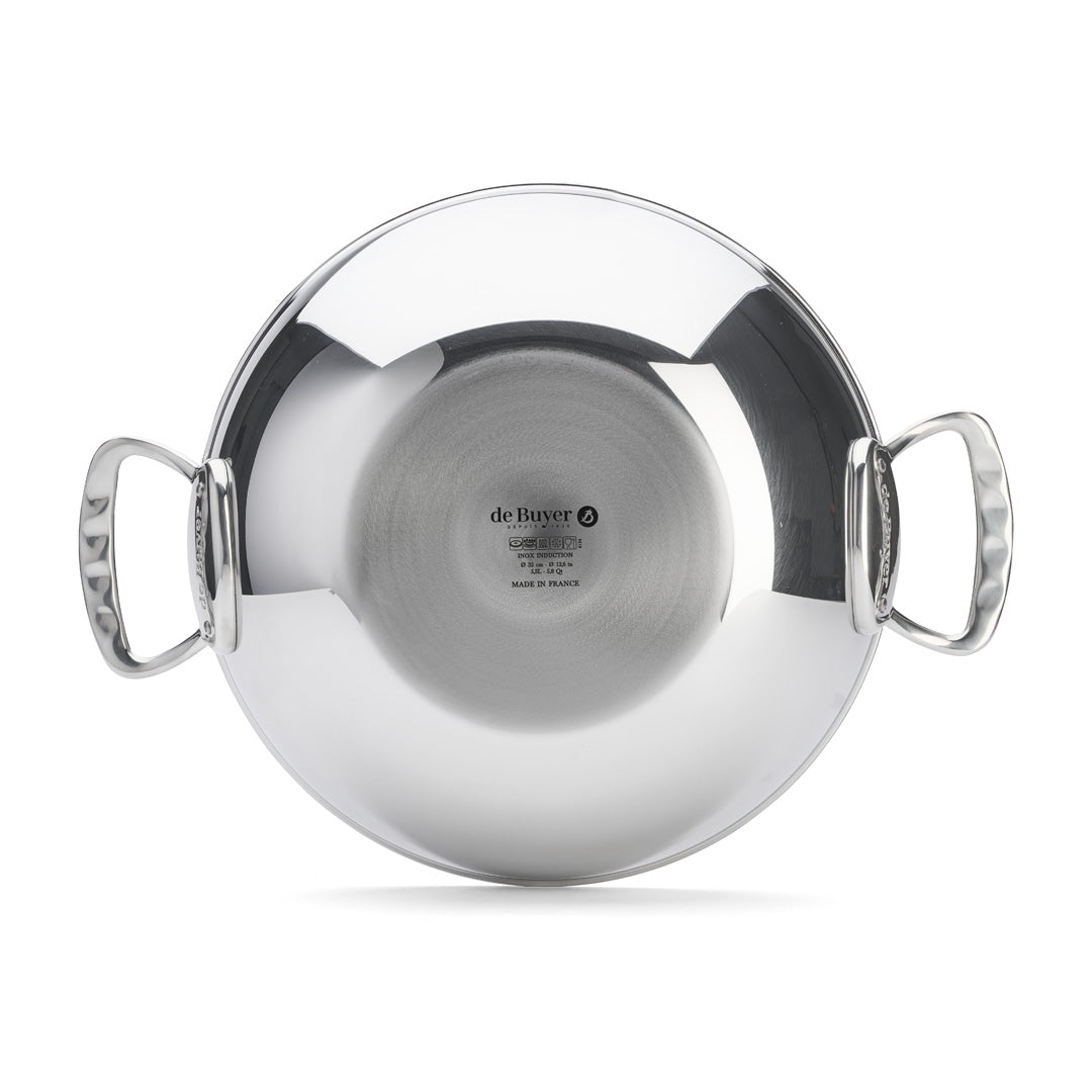 Affinity 32cm Wok with 2 Handles by De Buyer