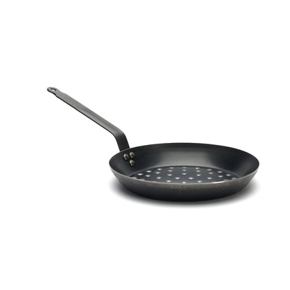 Blue Steel 28cm Chestnut Pan by De Buyer