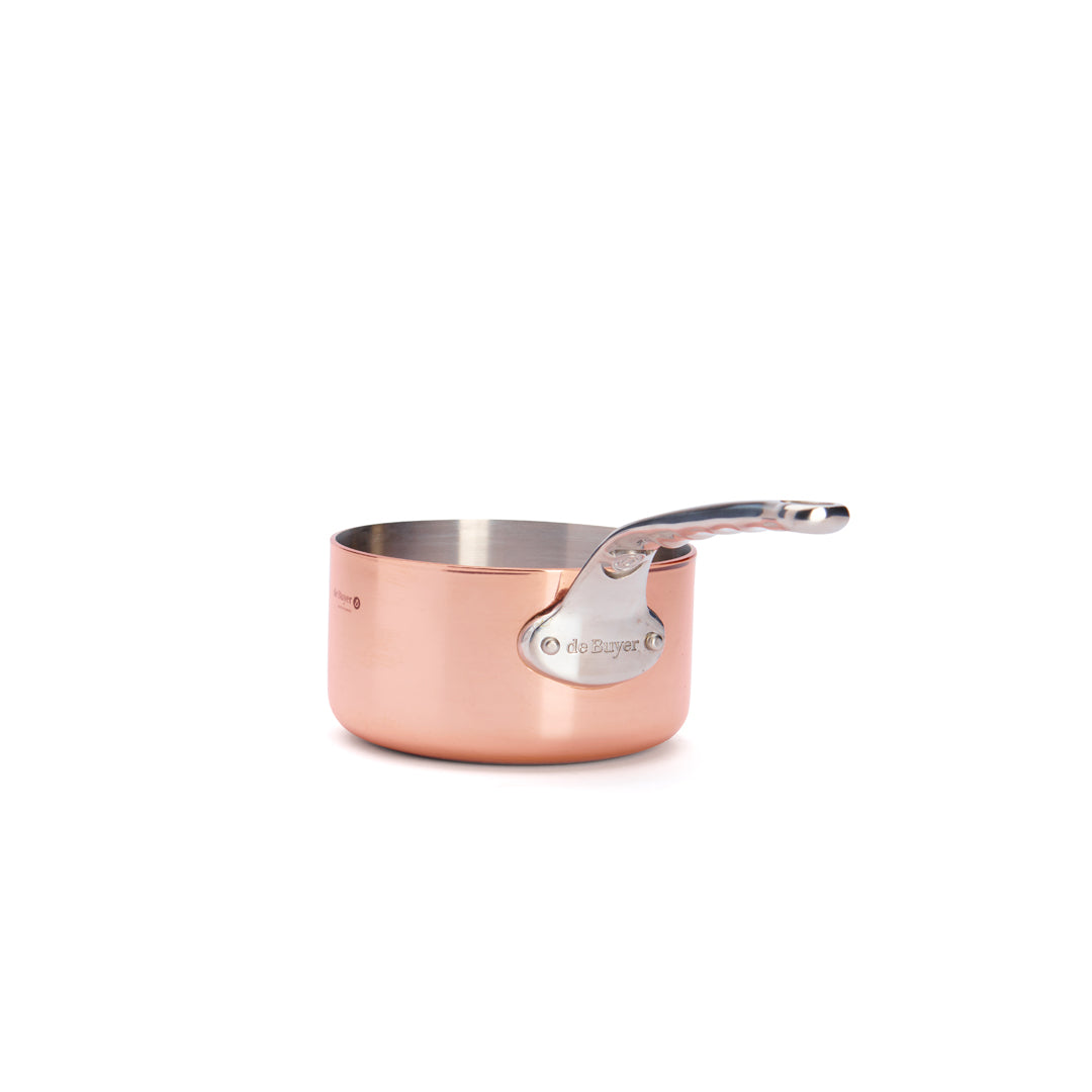 Prima Matera 16cm Saucepan | Steel Handle by De Buyer
