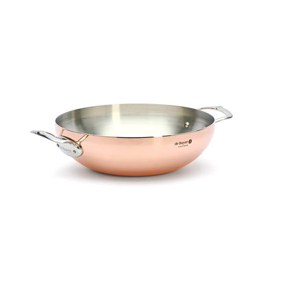 Prima Matera 32cm Rounded Wok by De Buyer