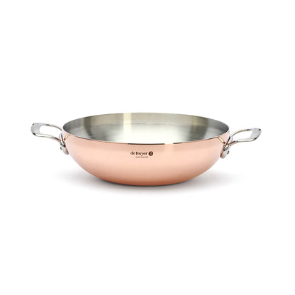 Prima Matera 32cm Rounded Wok by De Buyer