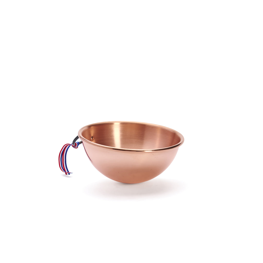 Copper 20cm Egg Whites Bowl by De Buyer
