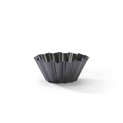 10cm brioche mould showing the non-stick coated steel interior
