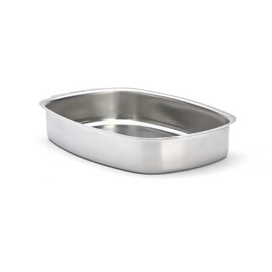 Oven Dish 38 x 26cm Stainless Steel