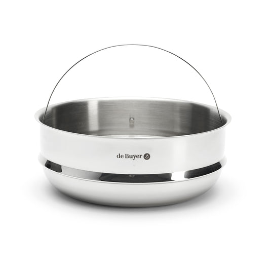 De Buyer Stainless Steel 24cm Steam Cooker