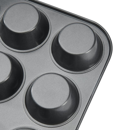 Muffin 12 Slot Baking Tray by De Buyer