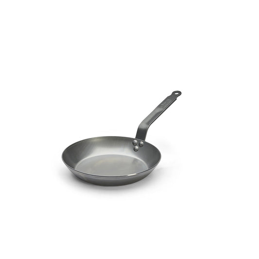 De Buyer Carbone Plus 24cm Round Lyonnaise Frying Pan