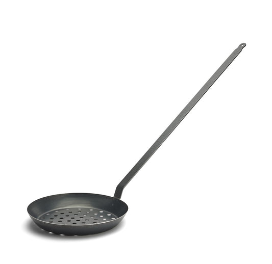 De Buyer Blue Carbon Steel 28cm Chestnut Pan