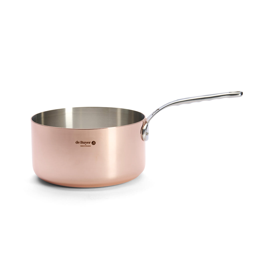 De Buyer Prima Matera 24cm Saucepan | Steel Handle