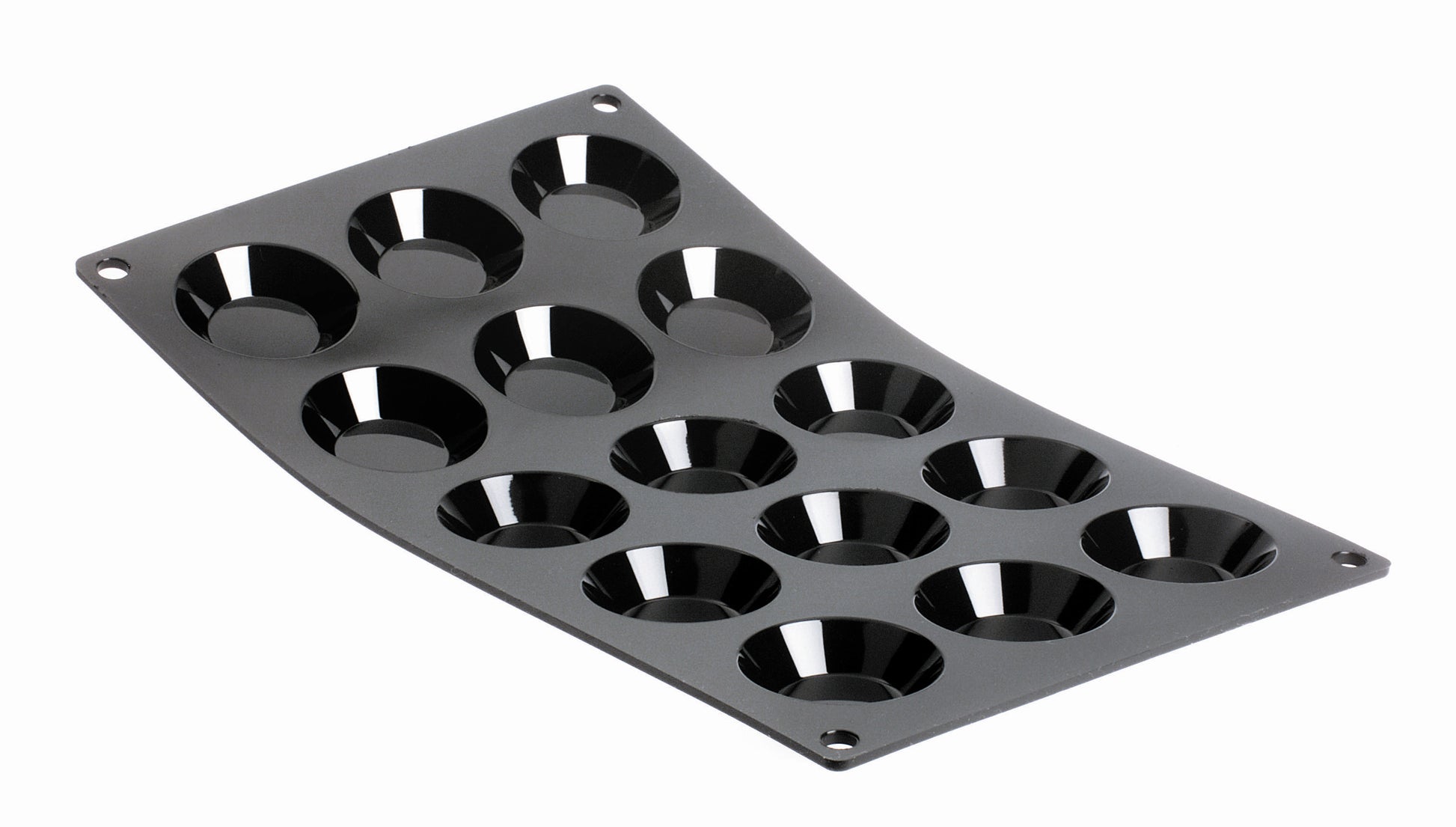 Moul'flex 15 Mini Round Tartlet Mould by De Buyer