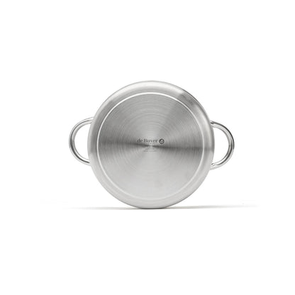 De Buyer Prim'Appety 24cm stainless steel stewpan Base View