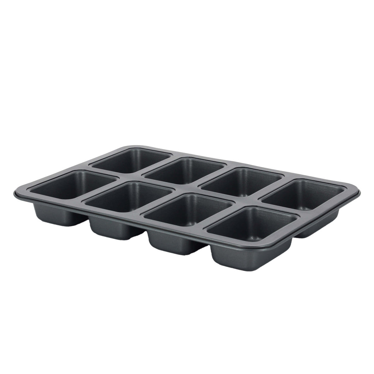 De Buyer non-stick steel baking tray with eight mini cake cavities