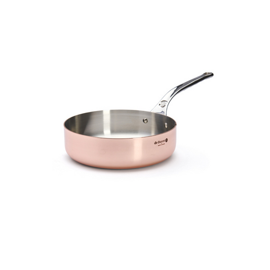 De Buyer Prima Matera 24cm Saute Pan | Steel Handle