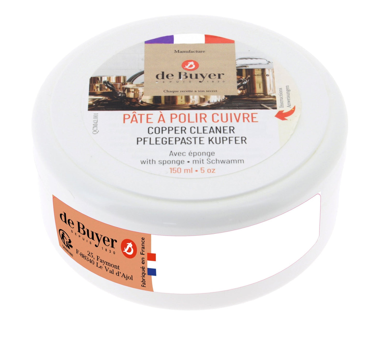 De Buyer 150ml Copper Cleaner - De Buyer UK