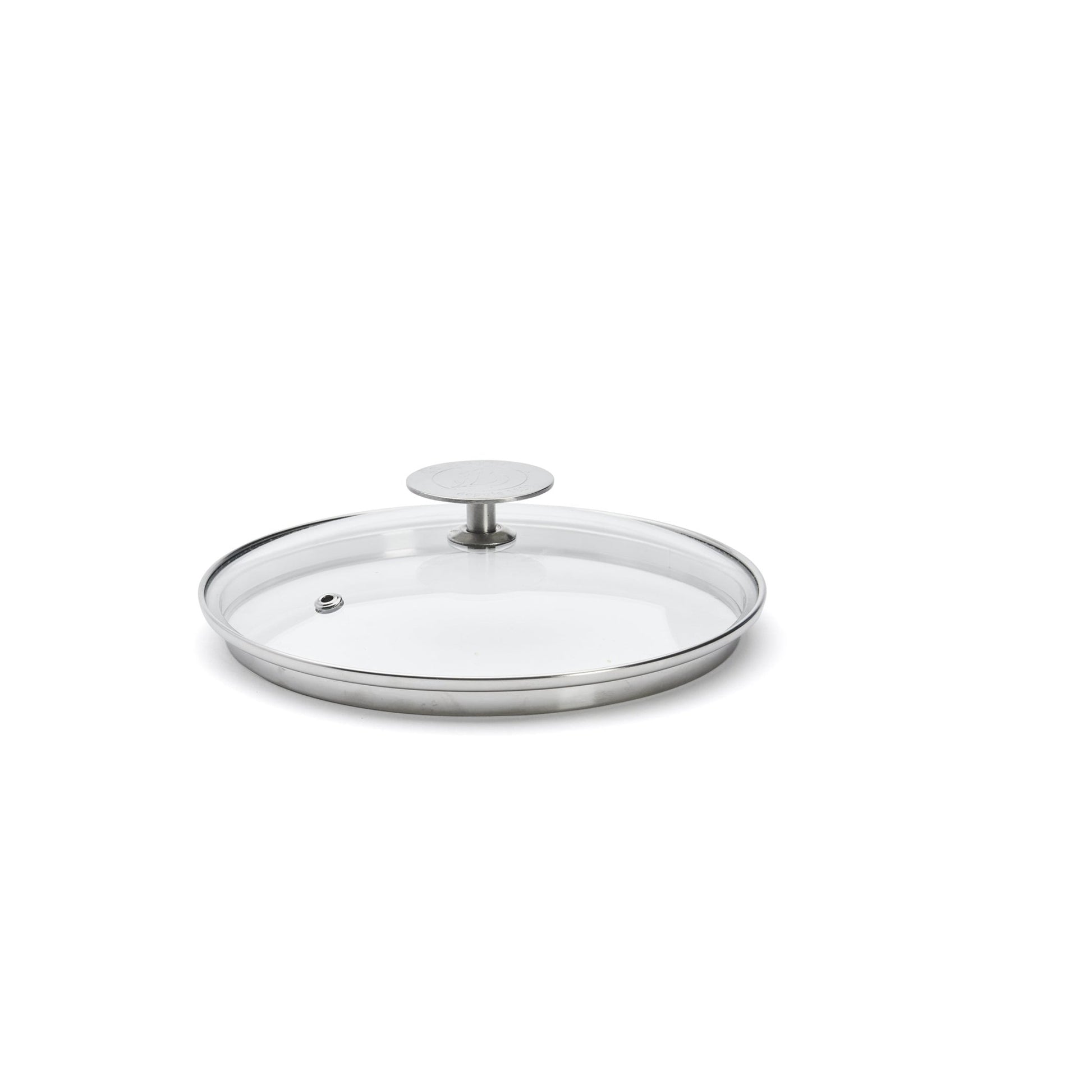 De Buyer 18cm Glass Lid with Stainless Steel Knob - De Buyer UK