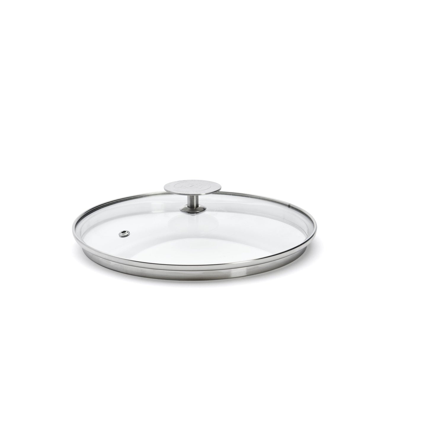 De Buyer 20cm Glass Lid with Stainless Steel Knob - De Buyer UK