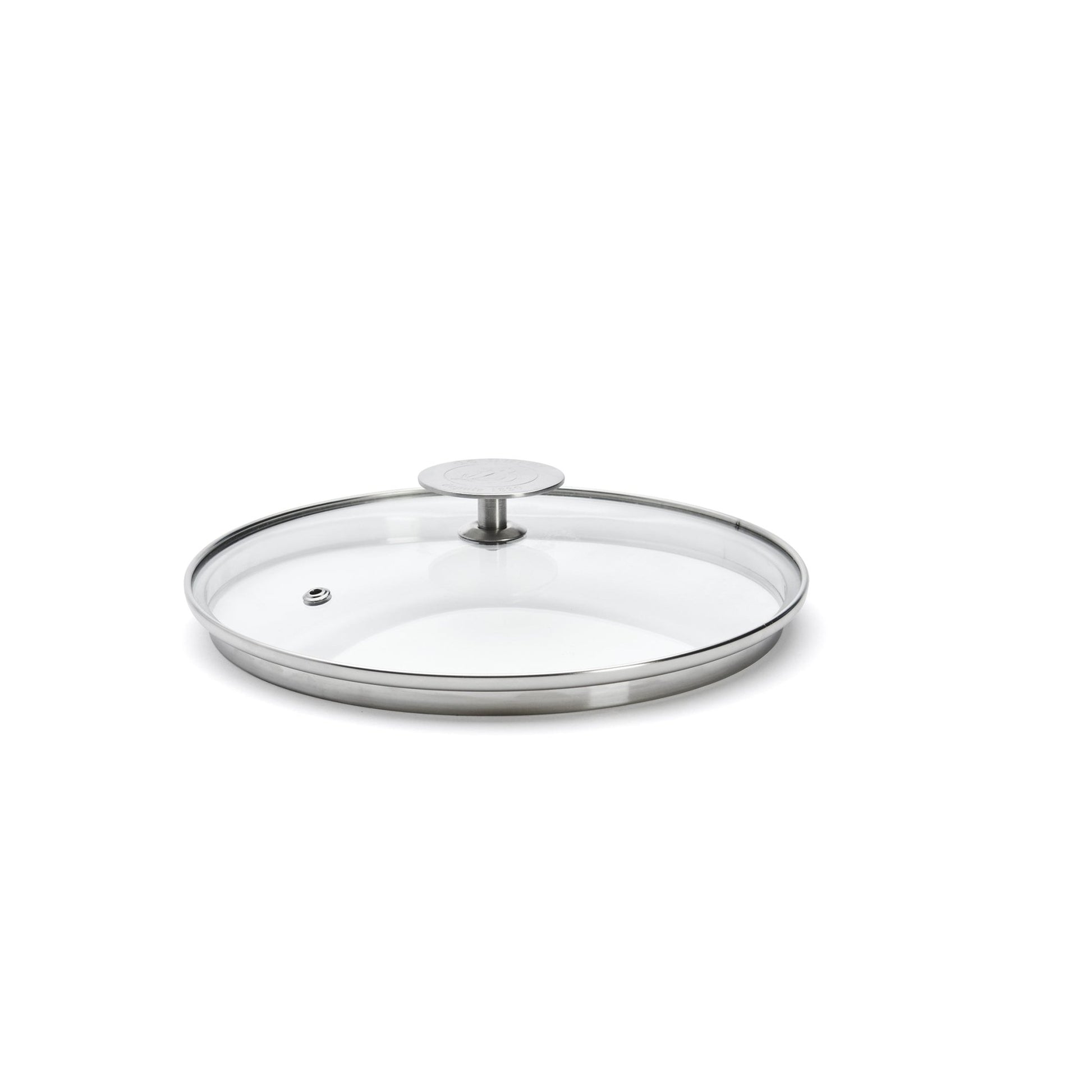 De Buyer 20cm Glass Lid with Stainless Steel Knob - De Buyer UK