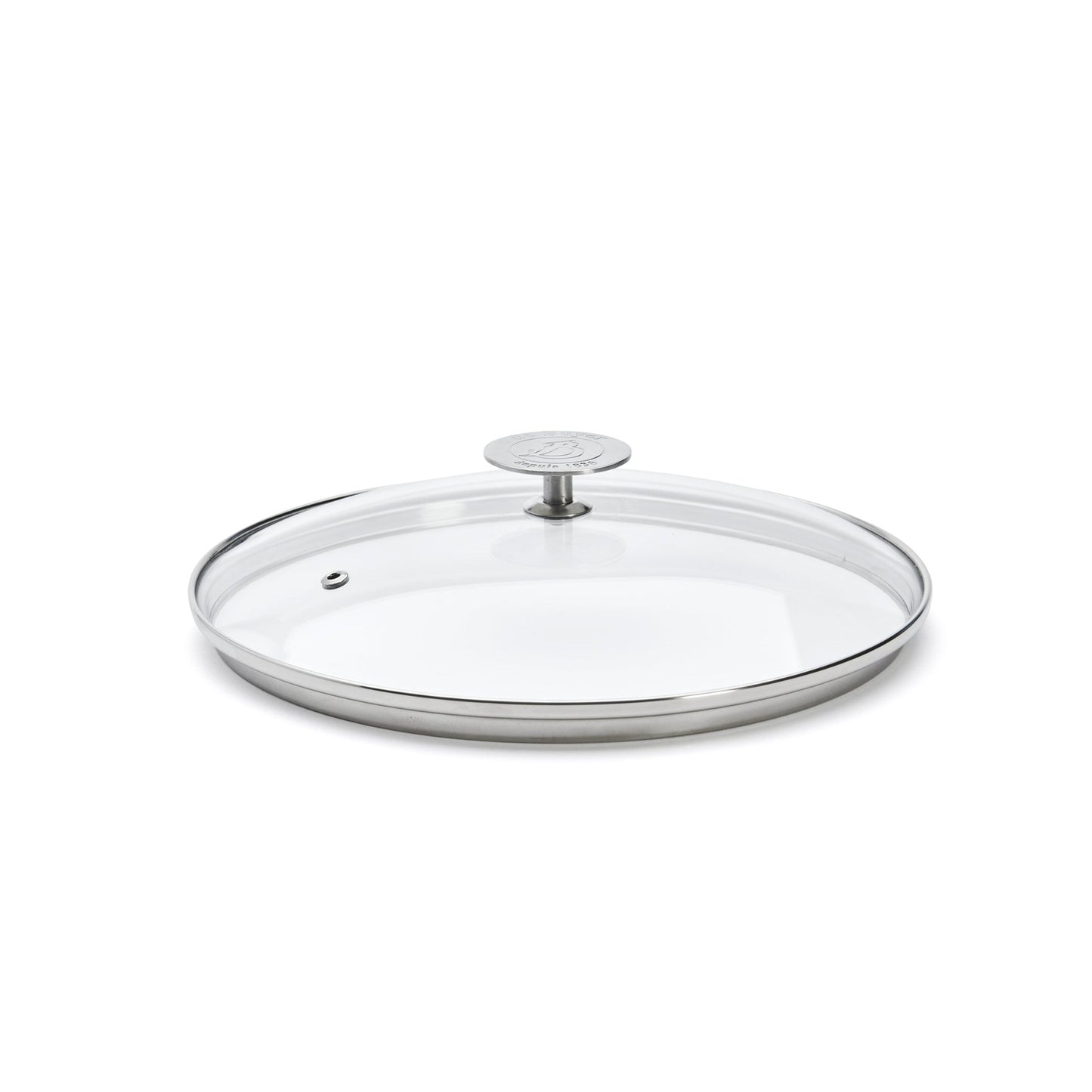 De Buyer 24cm Glass Lid with Stainless Steel Knob - De Buyer UK