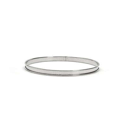 De Buyer 26cm Round Perforated Rolled Edge Tart Ring - De Buyer UK