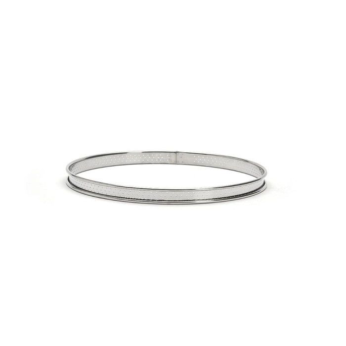 De Buyer 26cm Round Perforated Rolled Edge Tart Ring - De Buyer UK