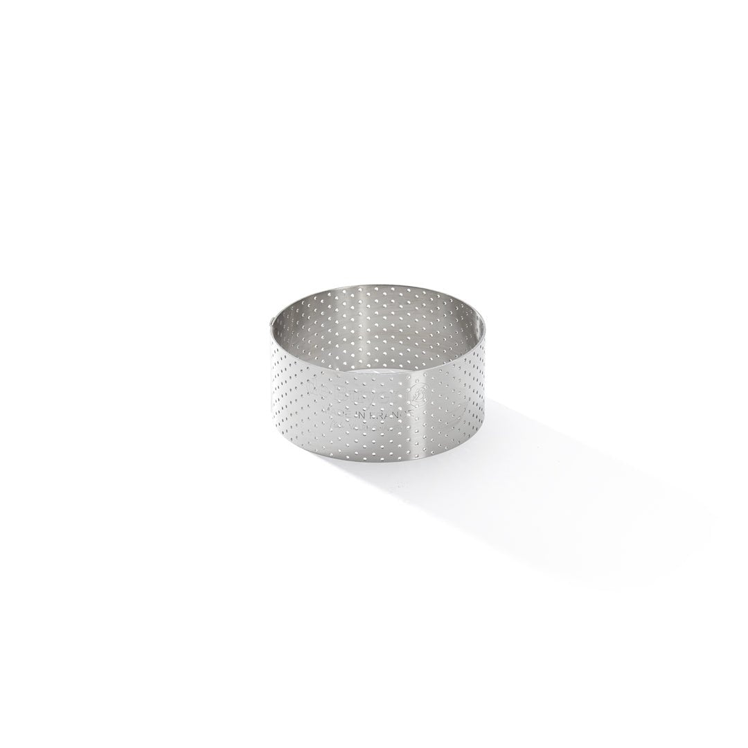 De Buyer 7.5cm Perforated Round Tart Ring - De Buyer UK