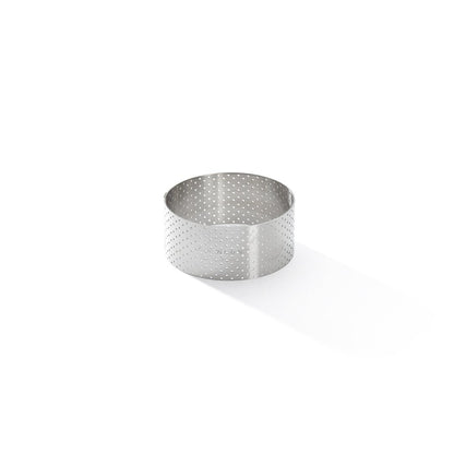 De Buyer 7.5cm Perforated Round Tart Ring - De Buyer UK