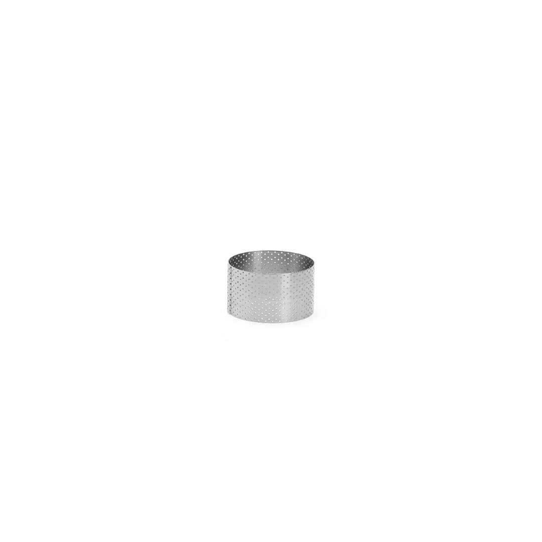 De Buyer 7.5cm Round Perforated Tart Ring - De Buyer UK