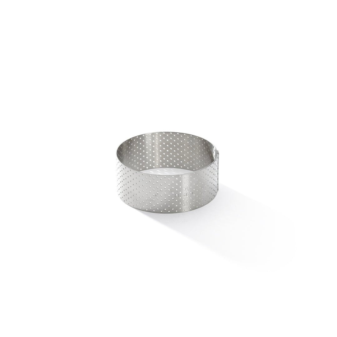 De Buyer 8.5cm Perforated Round Tart Ring - De Buyer UK