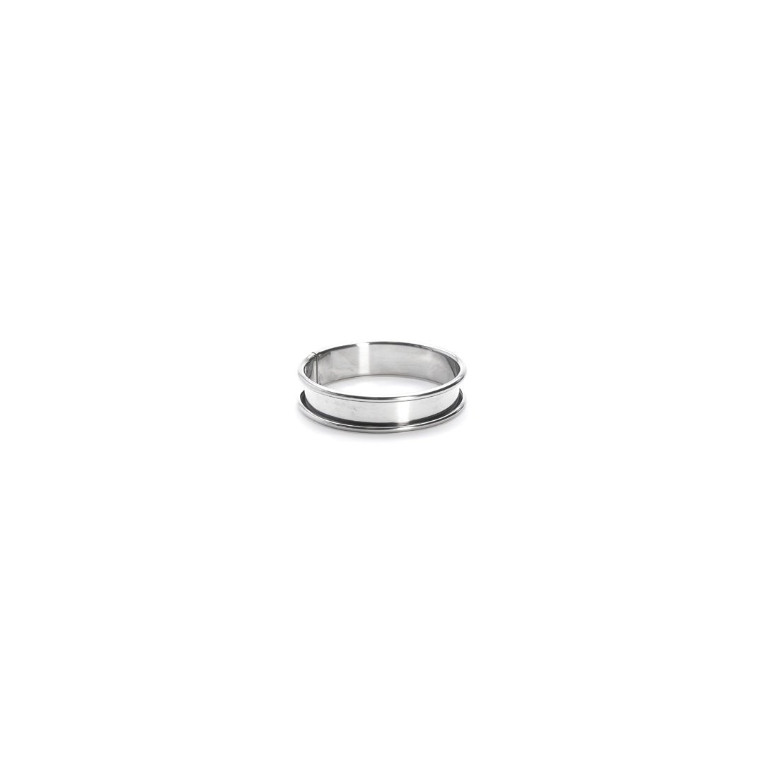 De Buyer 8cm Round Edge Tart Ring - De Buyer UK