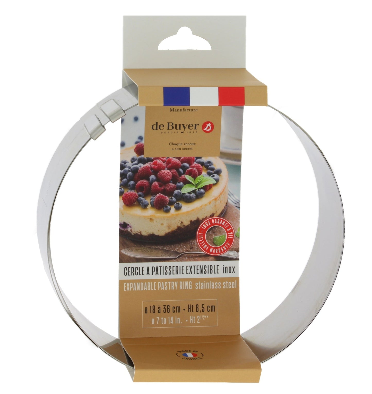De Buyer Adjustable 18 - 36cm Ring - De Buyer UK