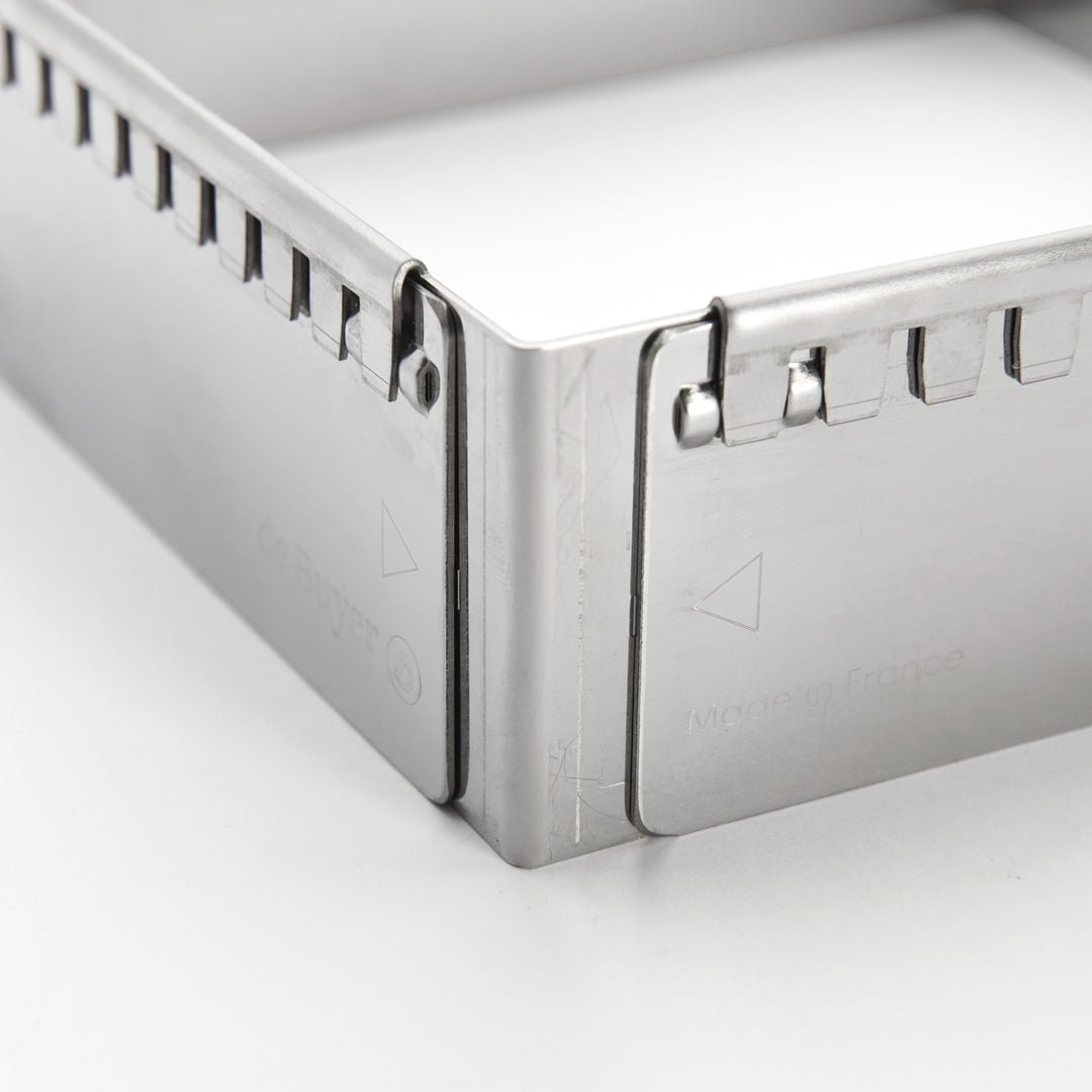 De Buyer Adjustable 30 x 30cm Pastry Square Frame - De Buyer UK