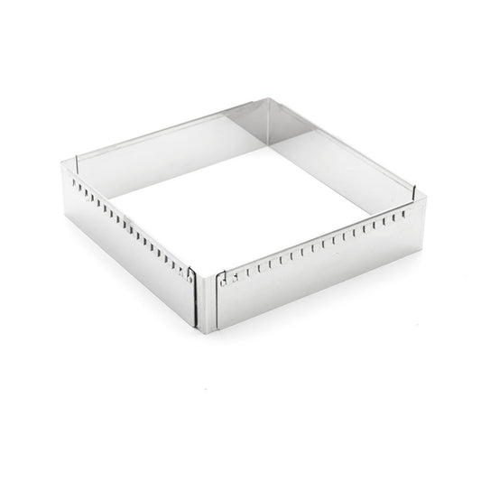 De Buyer Adjustable 37 x 37cm Pastry Square Frame - De Buyer UK