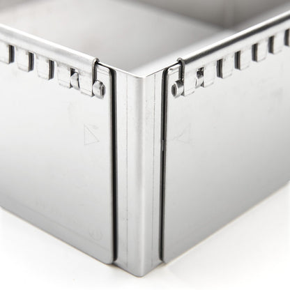 De Buyer Adjustable 40 x 21cm Rectangular Pastry Frame - De Buyer UK