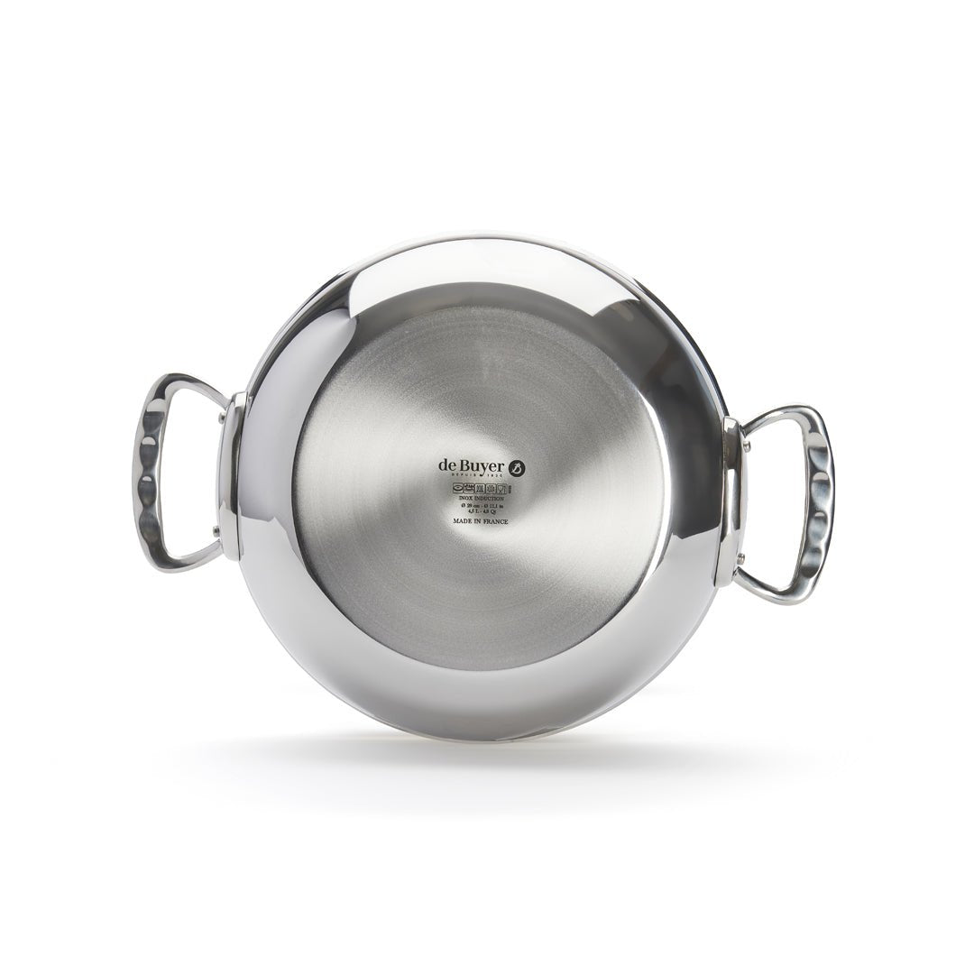 De Buyer Affinity 28cm Conical Sauté Pan with Lid - De Buyer UK
