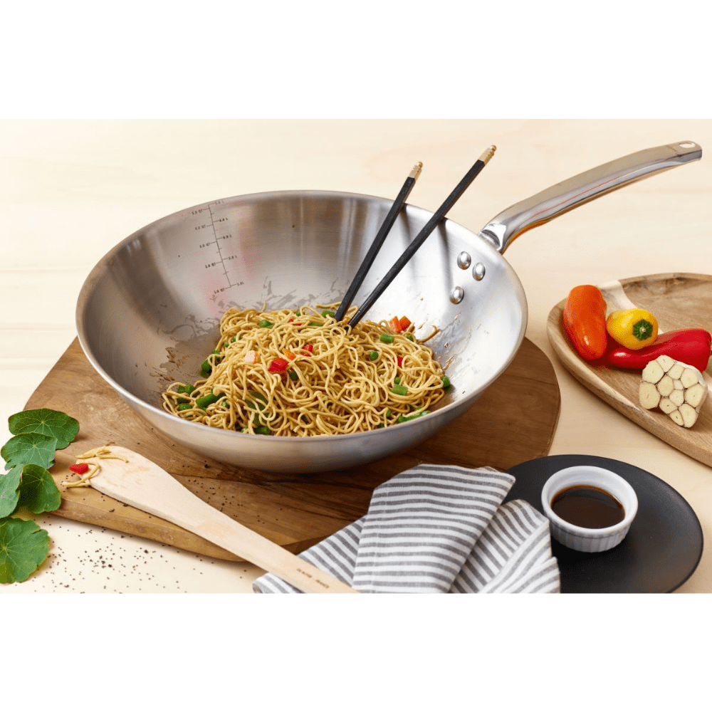 De Buyer Alchimy 32cm Wok - De Buyer UK