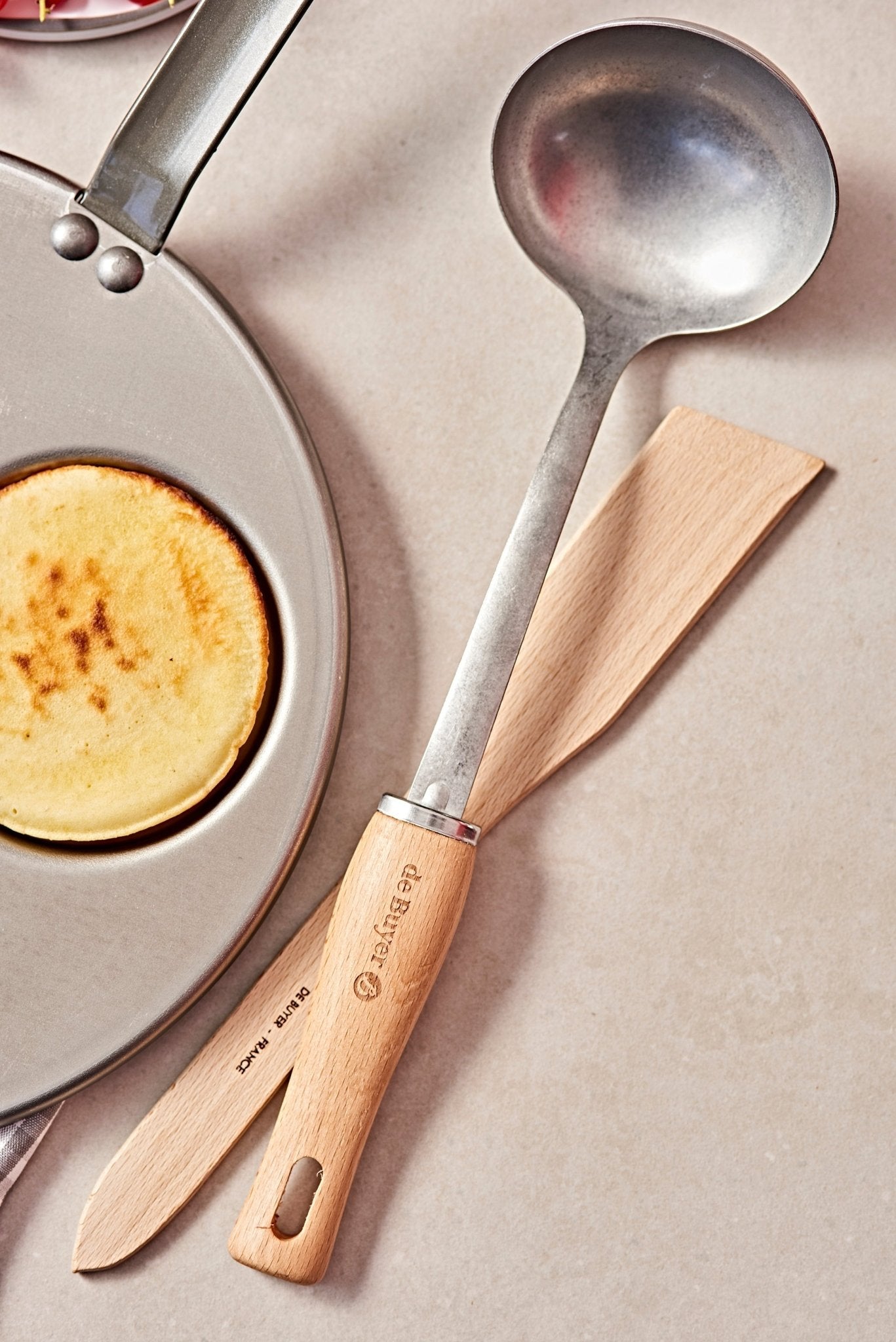 De Buyer B Bois 34cm Stainless Steel Ladle - De Buyer UK
