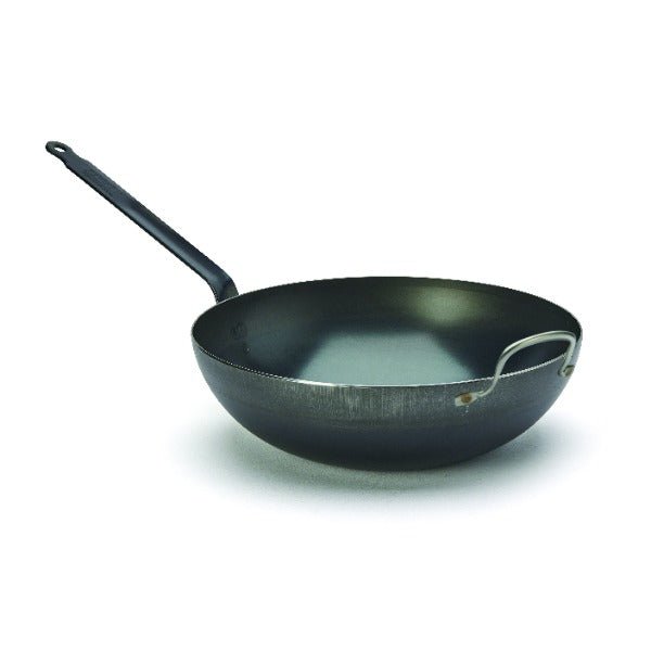 De Buyer Blue Carbon 32cm Wok - De Buyer UK