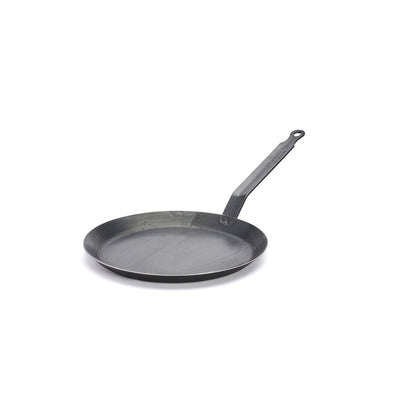 De Buyer Blue Carbon Steel 24cm Pancake Pan - De Buyer UK