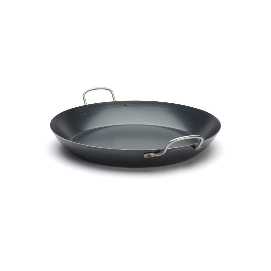 De Buyer Blue Carbon Steel 42cm Paella Pan - 12 Portion - De Buyer UK
