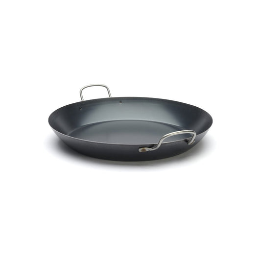 De Buyer Blue Carbon Steel 42cm Paella Pan - 12 Portion - De Buyer UK
