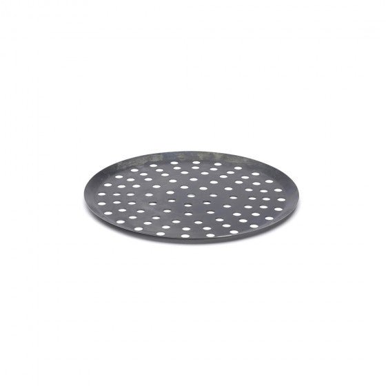 De Buyer Blue Steel 28cm Perforated Pizza Tray - De Buyer UK