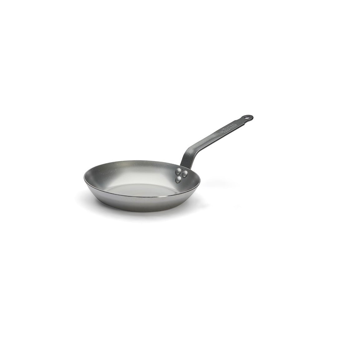 De Buyer Carbone Plus 22cm Round Lyonnaise Frying Pan - De Buyer UK